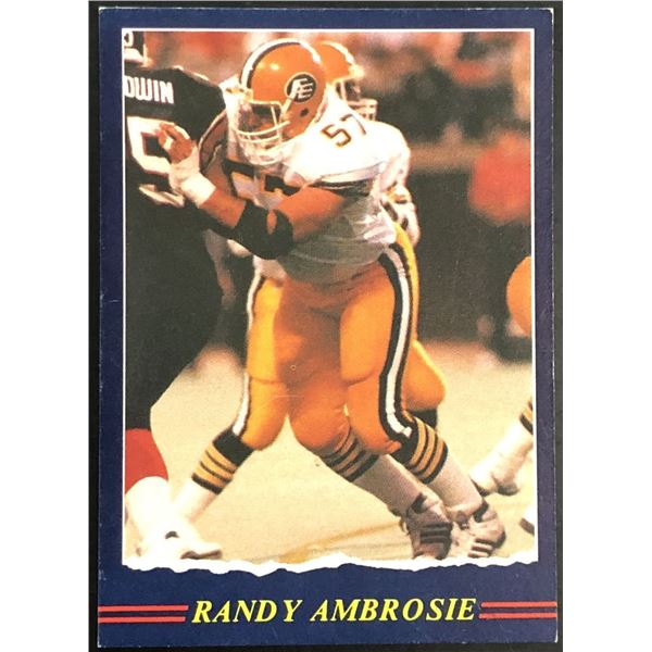 1989 JOGO CFL RANDY AMBROSIE