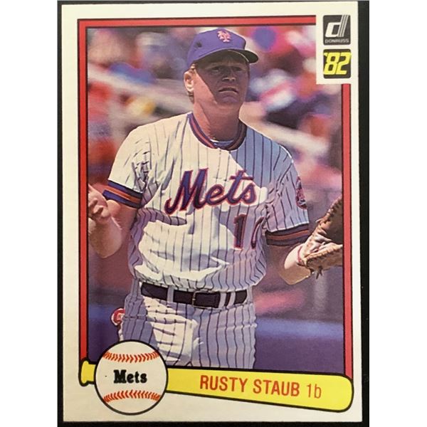 1982 DONRUSS RUSTY STAUB