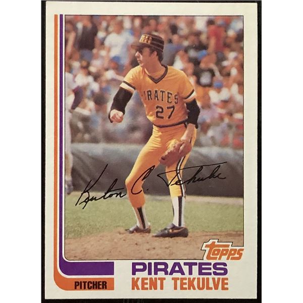 1982 TOPPS KENT TEKULVE