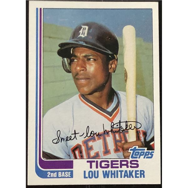 1982 TOPPS LOU WHITAKER