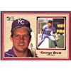 Image 1 : 1983 DONRUSS GIANT GEORGE BRETT (HOF)
