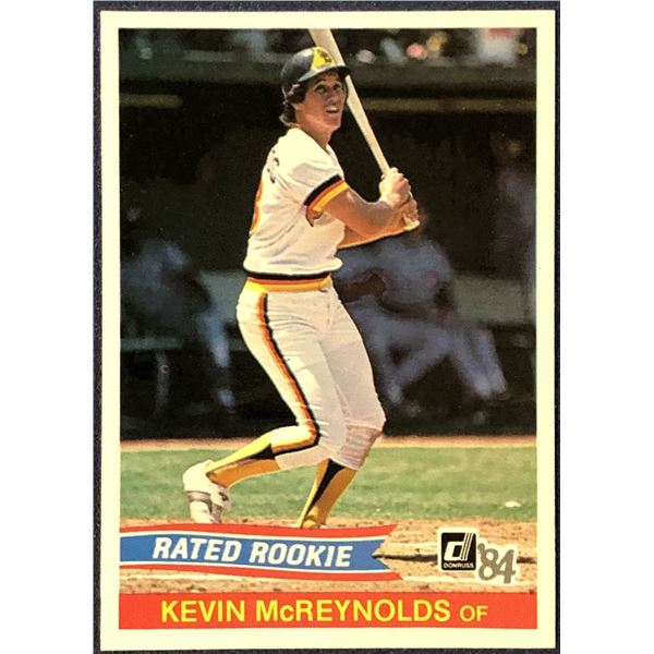 1984 DONRUSS KEVIN McREYNOLDS ROOKIE CARD
