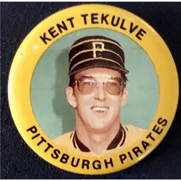 1984 TOPPS FUN FOODS BASEBALL PINS - KENT TEKULVE