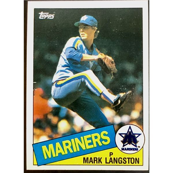 1985 TOPPS MARK LANGSTON ROOKIE CARD