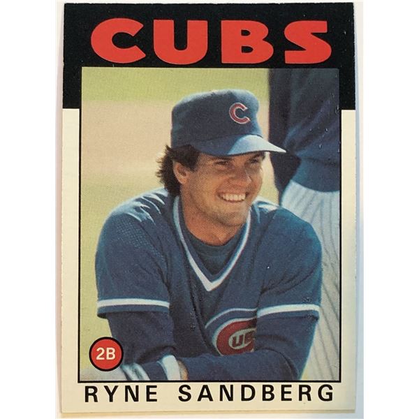 1986  TOPPS RYNE SANDBERG (HOF)