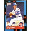 Image 1 : 1988 DONRUSS GREG MADDUX (HOF)