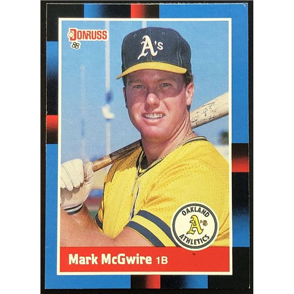 1988 DONRUSS MARK McGWIRE