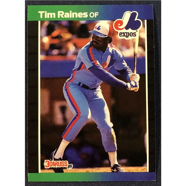 1989 DONRUSS TIM RAINES (HOF)
