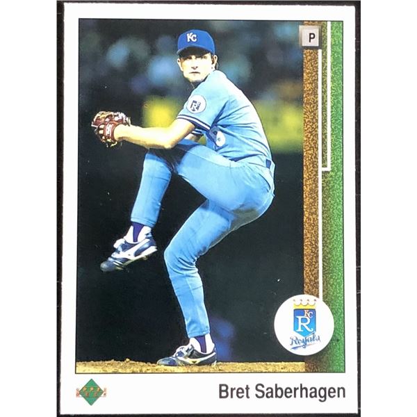 1989 UPPER DECK BRET SABERHAGEN