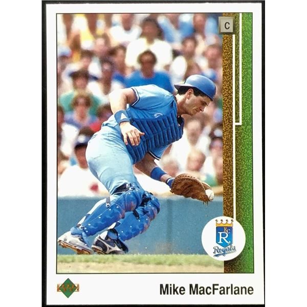 1989 UPPER DECK MIKE MacFARLANE ROOKIE CARD