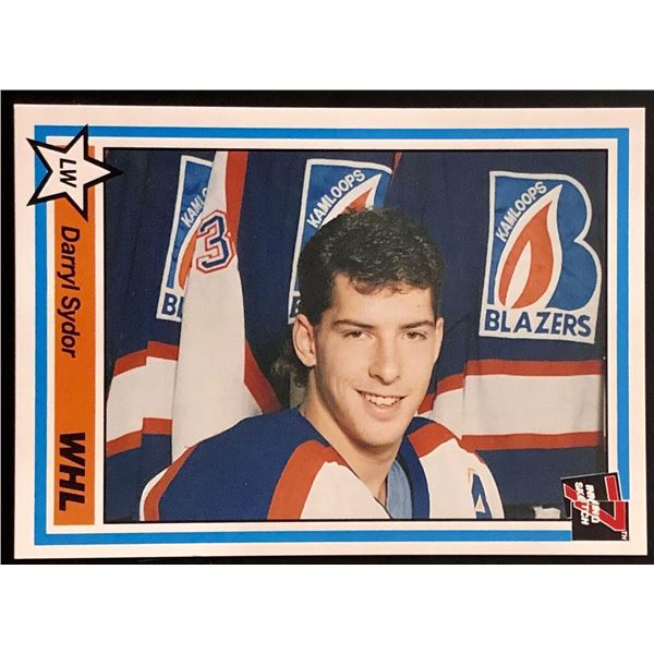 1990-91 7th INNING SKETCH DARRYL SYDOR JUNIOR CARD