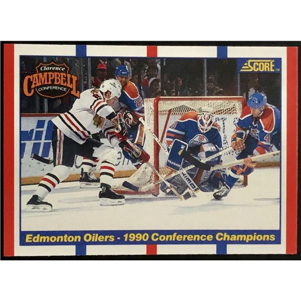 1990-91 SCORE EDMONTON OILERS