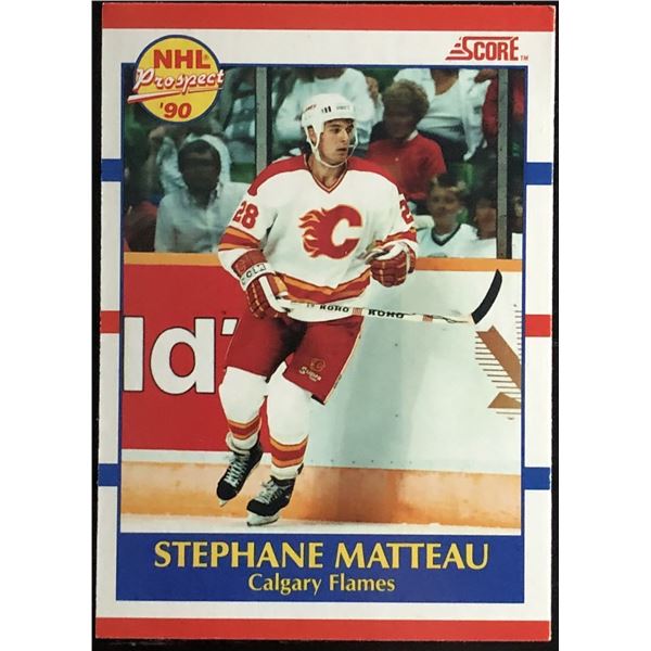 1990-91  SCORE STEPHANE MATTEAU ROOKIE CARD