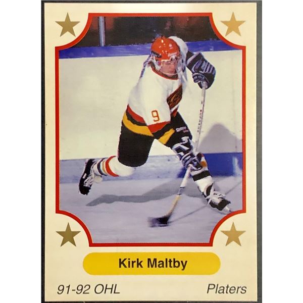 1991-92 JUNIOR CARD - KIRK MALTBY