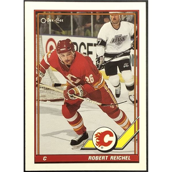 1991-92 O-PEE-CHEE ROBERT REICHEL ROOKIE CARD