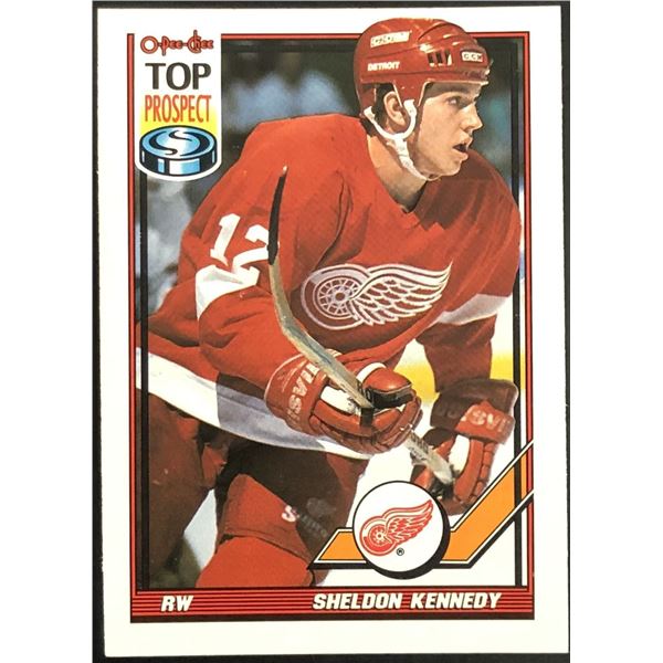 1991-92 O-PEE-CHEE SHELDON KENNEDY ROOKIE CARD