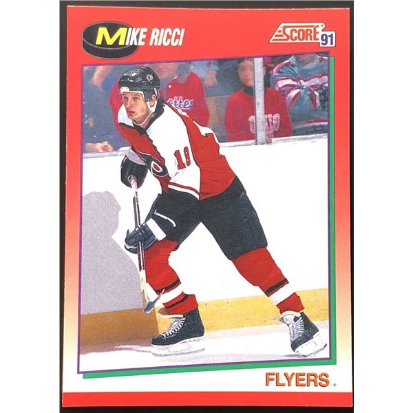 1991-92  SCORE MIKE RICCI ROOKIE CARD