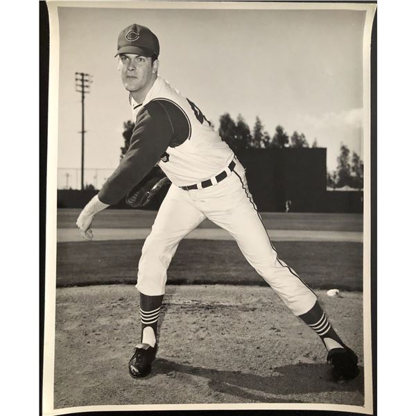 1966 CLEVELAND INDIANS 8"x10" PUBLICITY PHOTO - SAM McDOWELL