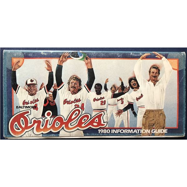 1980 BALTIMORE ORIOLES TEAM GUIDE