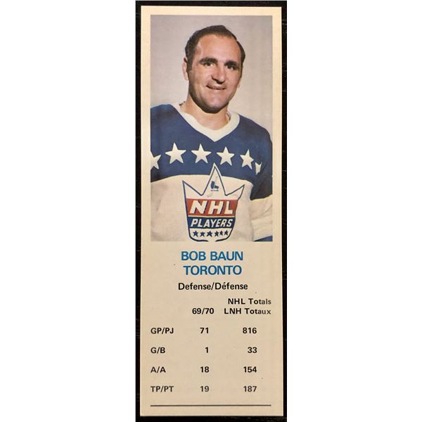 1970-71 DAD'S COOKIES BOB BAUN