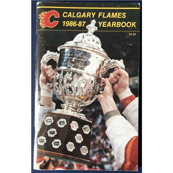 1986-87 CALGARY FLAMES MEDIA GUIDE