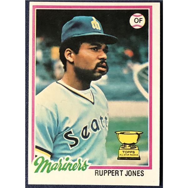 1978 TOPPS RUPPERT JONES ROOKIE CARD
