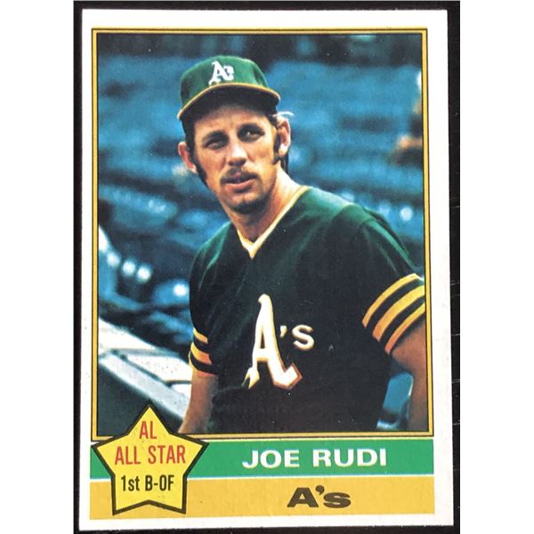 1976 TOPPS JOE RUDI