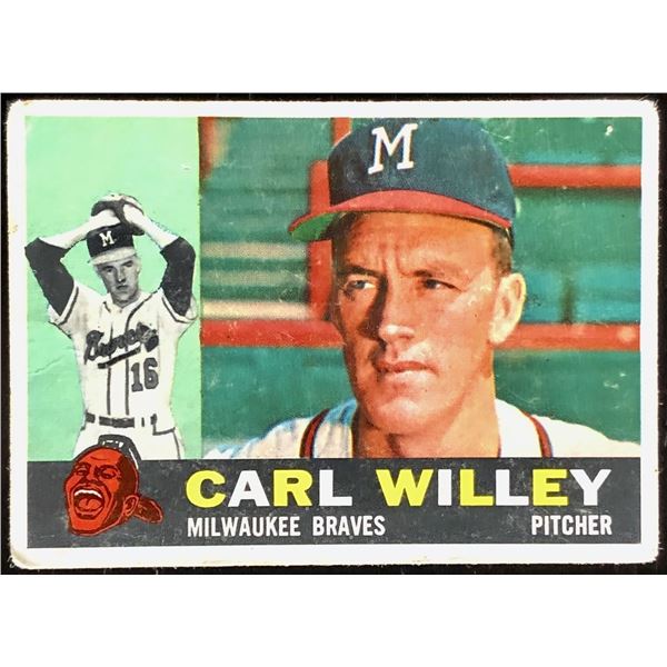 1960 TOPPS CARL WILLEY