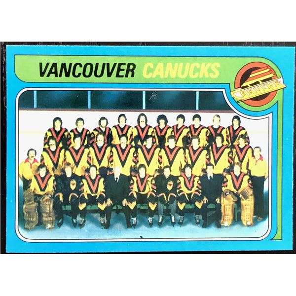 1979-80 O-PEE-CHEE VANCOUVER CANUCKS