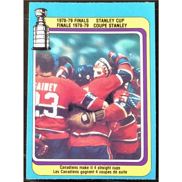 1979-80 O-PEE-CHEE STANLEY CUP MONTREAL CANADIENS
