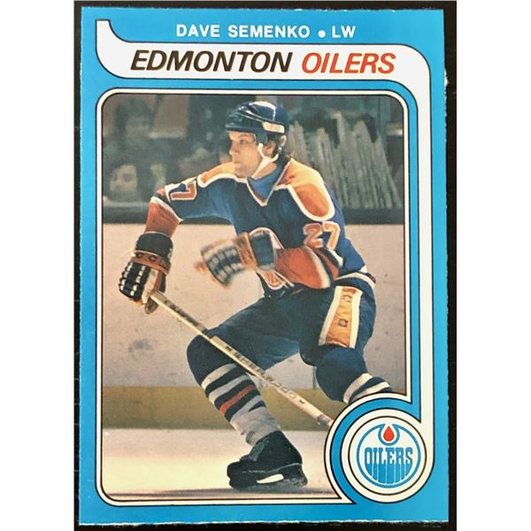 1979-80 O-PEE-CHEE DAVE SEMENKO ROOKIE CARD