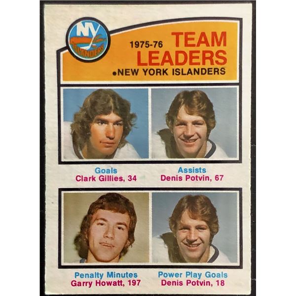 1976-77 O-PEE-CHEE CLARK GILLIES / DENIS POTVIN (HOF)