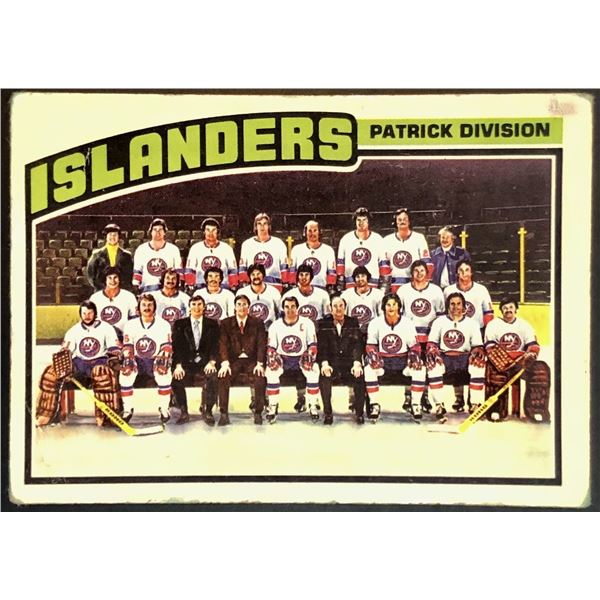 1976-77 NHL O-PEE-CHEE NEW YORK ISLANDERS