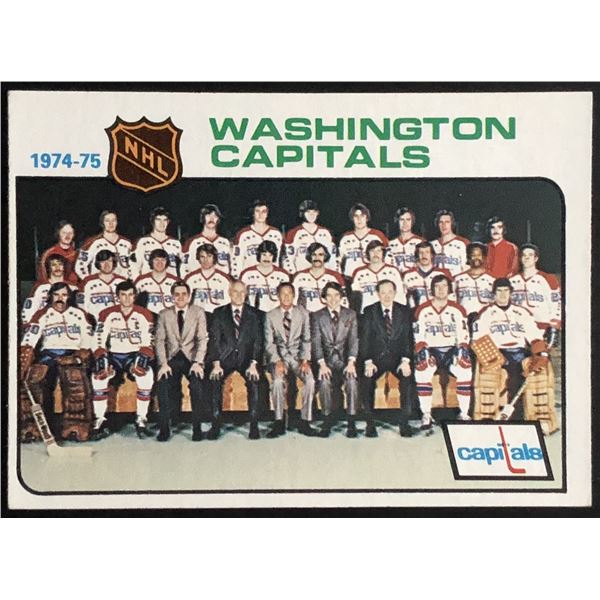 1975-76 TOPPS WASHINGTON CAPITALS