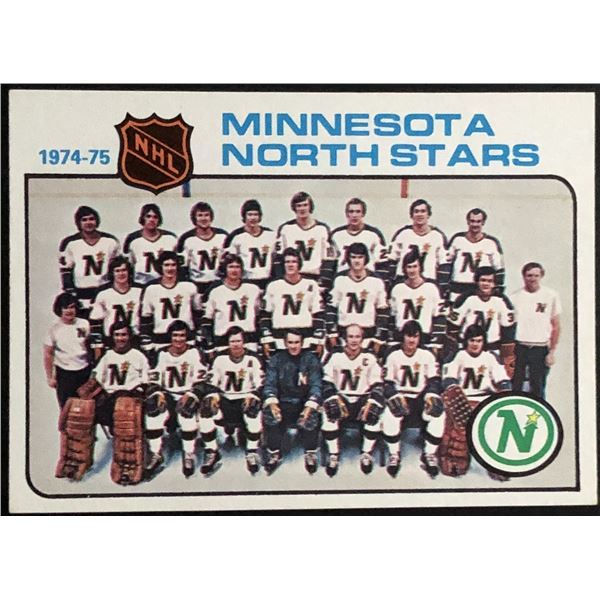 1975-76 TOPPS MINNESOTA NORTH STARS