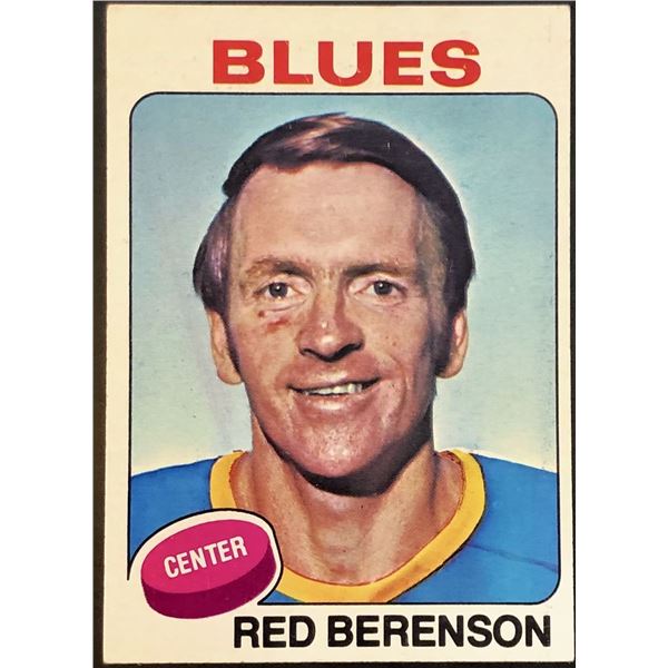 1975-76 NHL TOPPS RED BERENSON (HOF)