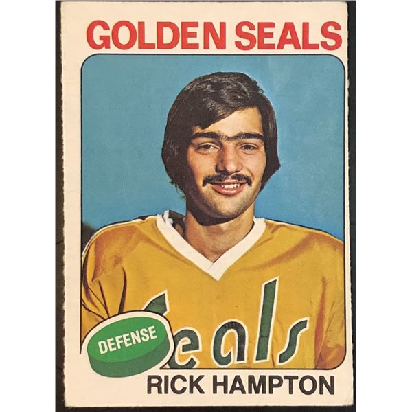 1975-76 NHL O-PEE-CHEE RICK HAMPTON ROOKIE CARD
