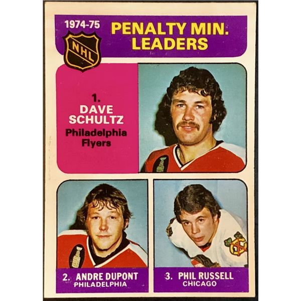 1975-76 NHL O-PEE-CHEE DAVE SCHULTZ