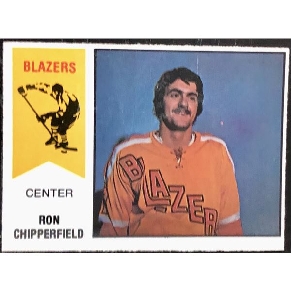 1974-75 O-PEE-CHEE WHA RON CHIPPERFIELD ROOKIE CARD