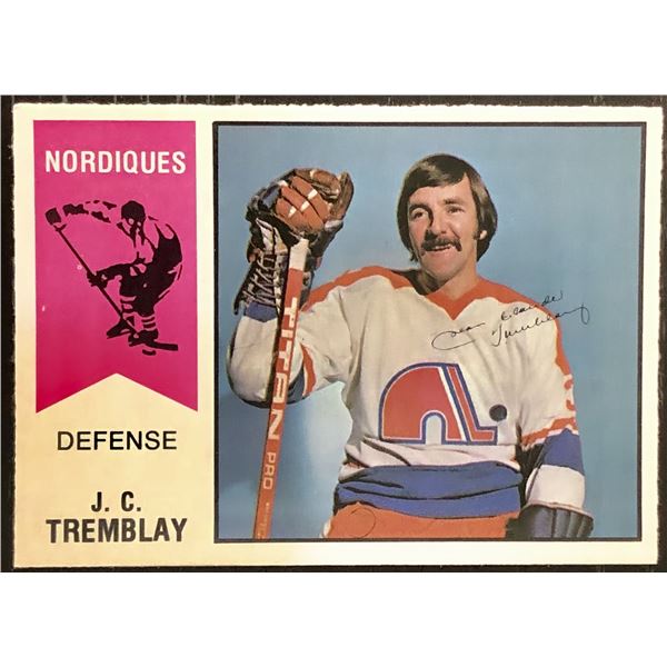 1974-75 O-PEE-CHEE WHA J.C. TREMBLAY