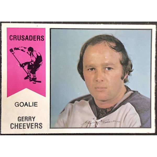 1974-75 O-PEE-CHEE WHA GERRY CHEEVERS (HOF)