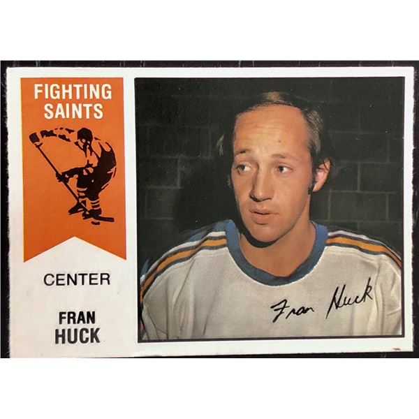 1974-75 O-PEE-CHEE WHA FRAN HUCK ROOKIE CARD