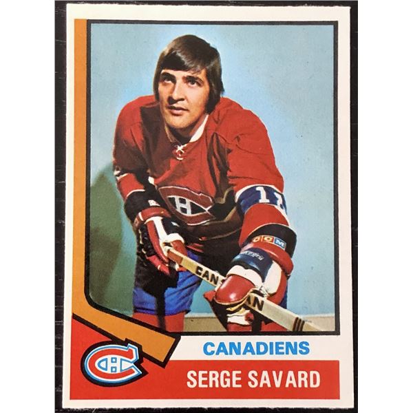 1974-75 O-PEE-CHEE SERGE SAVARD (HOF)