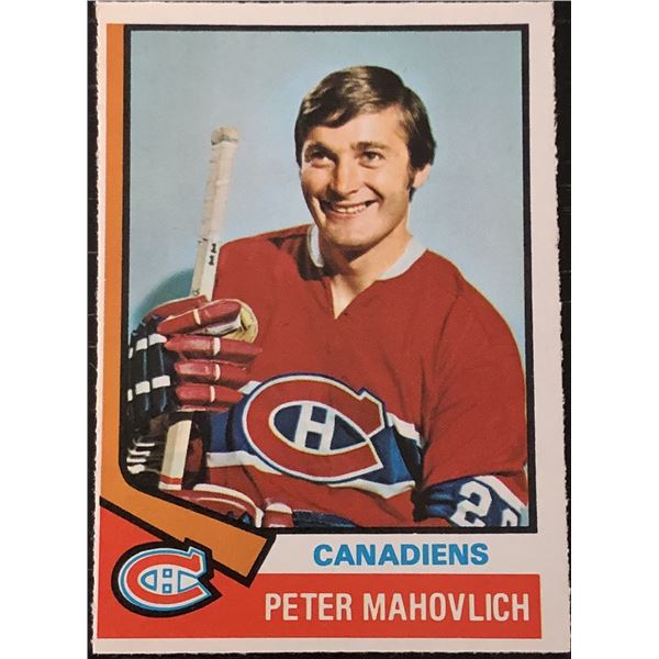 1974-75 O-PEE-CHEE PETE MAHOVLICH (HOF)