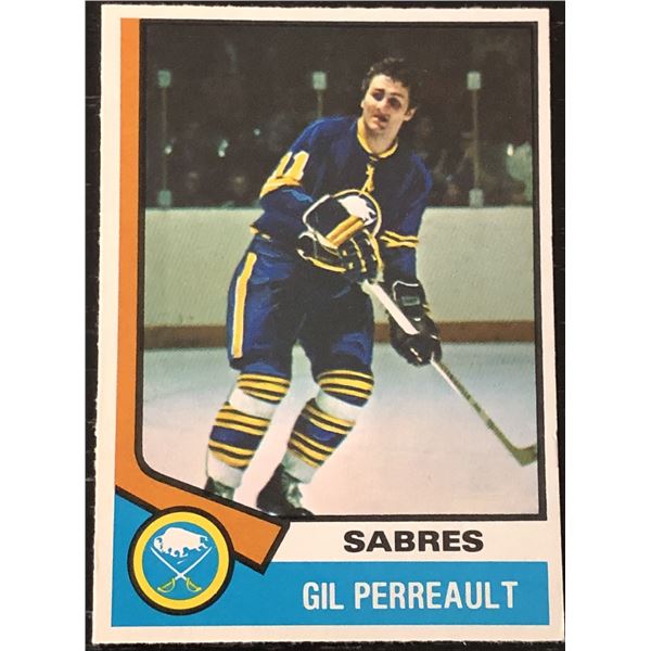 1974-75 O-PEE-CHEE GILBERT PERREAULT (HOF)
