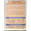 Image 2 : 1974-75 O-PEE-CHEE FRED SHERO (HOF) ROOKIE CARD