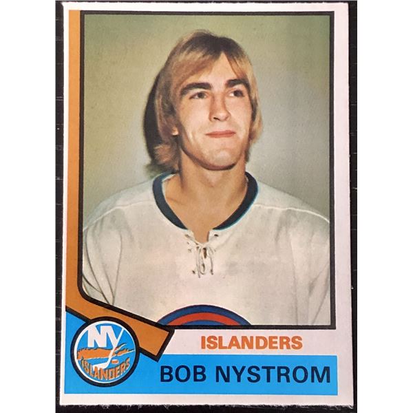1974-75 O-PEE-CHEE BOB NYSTROM ROOKIE CARD