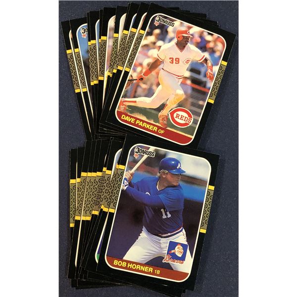 1987 DONRUSS BASEBALL COLLECTION - 25 CARDS