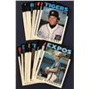 Image 1 : 1986 TOPPS BASEBALL COLLECTION - 25 CARDS