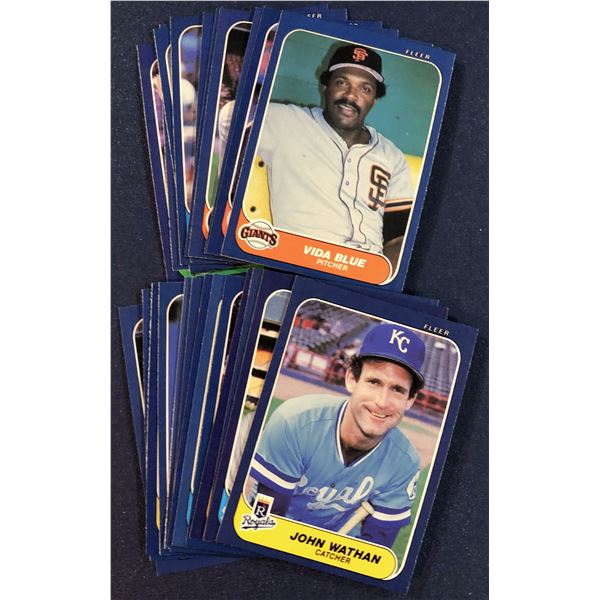 1986 FLEER BASEBALL COLLECTION - 25 CARDS